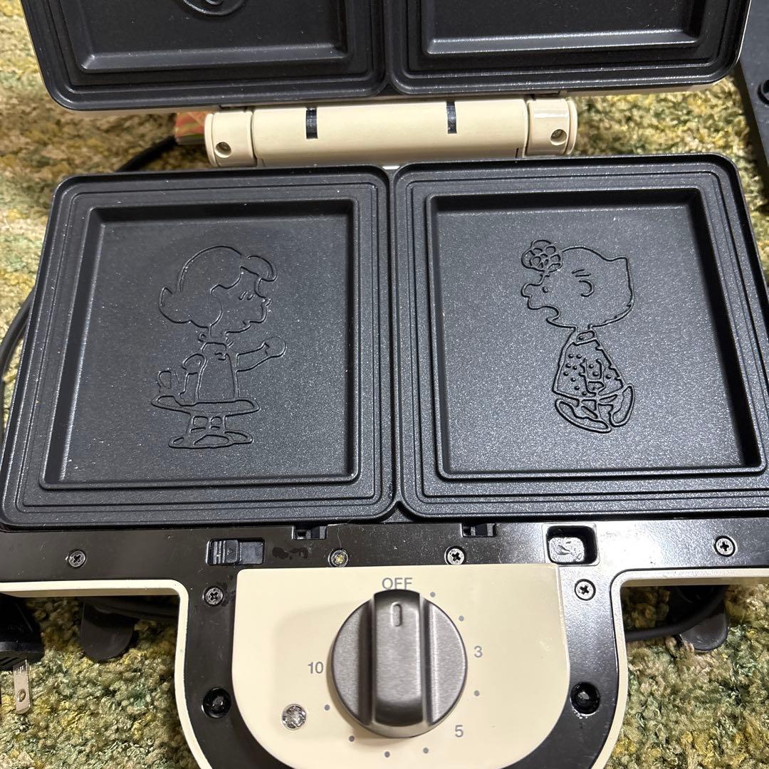 BRONOブルーノホットサンドメーカーダブルPEANUTSスヌーピー