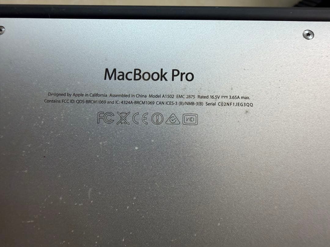 MacBook APro a1502 USキーボード