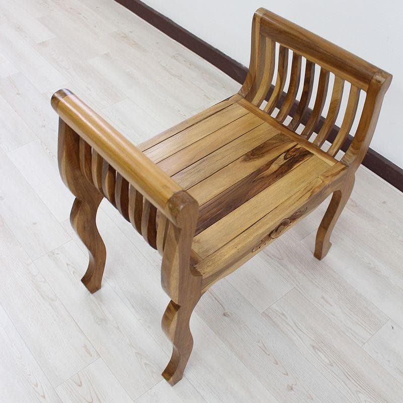 新品 アジアン チーク家具 無垢 デザインスツール リゾートチェア 椅子 腰掛