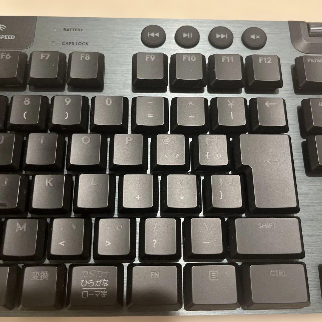Logicool keyboard G913 TKL ブラック タクタイル