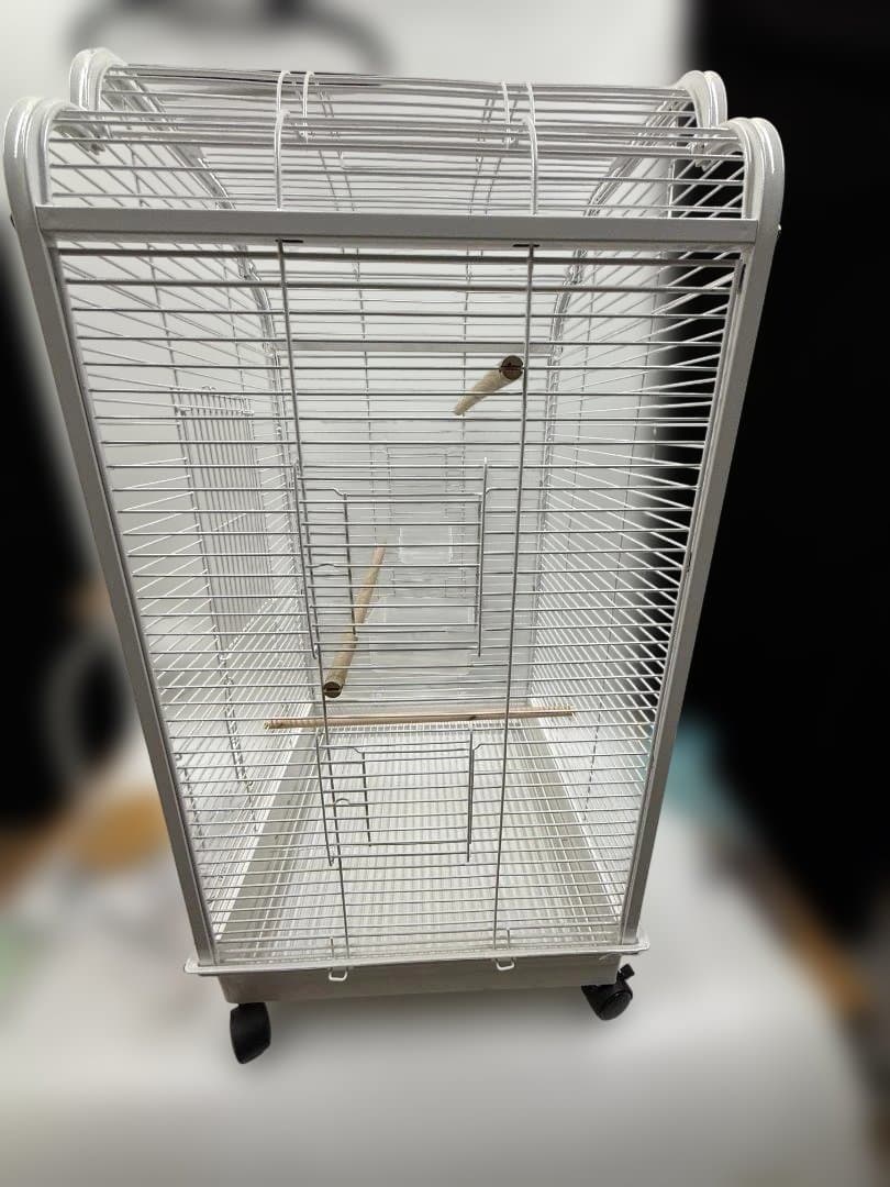 ホワイトアーチ型鳥かご