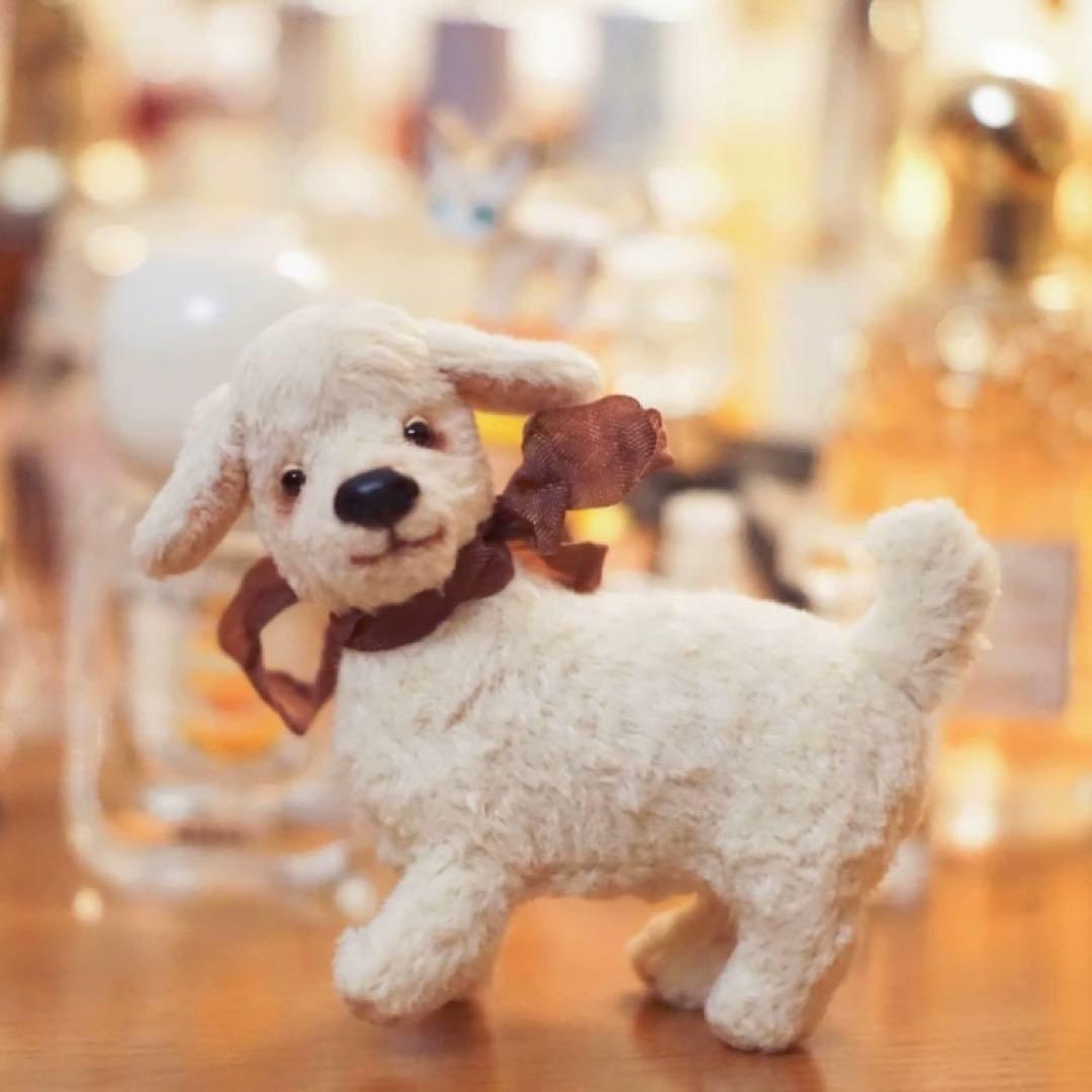 やんちゃなモコモコちゃん ぬいぐるみ 海外作家様 犬 羊 テディベア ミニチュア