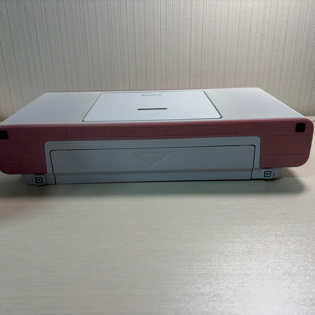 SONY ソニーオーディオシステム ZS-E80 CDプレイヤー ラジオ　ピンク