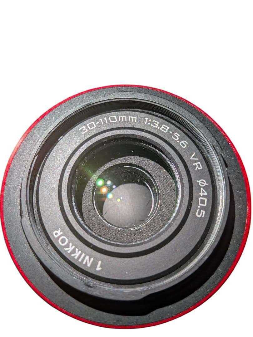 Nikon J1 レッド コンパクトデジタルカメラ レンズ2個セット