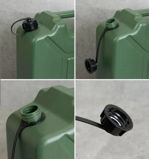 実物 新品 チェコ軍 1943年 ガソリン 携行缶 20L ノズル付 ジェリ缶