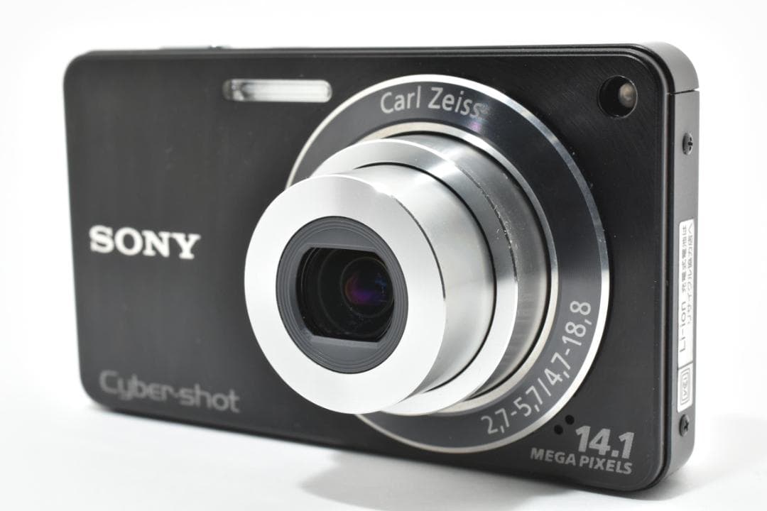 ソニー DSC-W350 コンパクトデジタルカメラ ブラック Sony