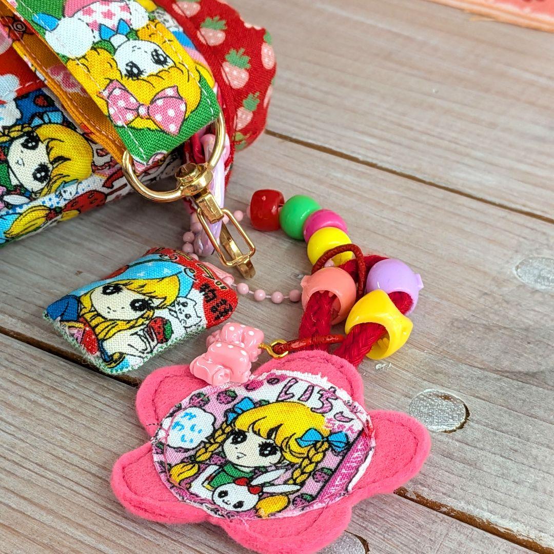 ❤おとめちっくパーティー❤ショルダー紐付き❤トートバッグ❤