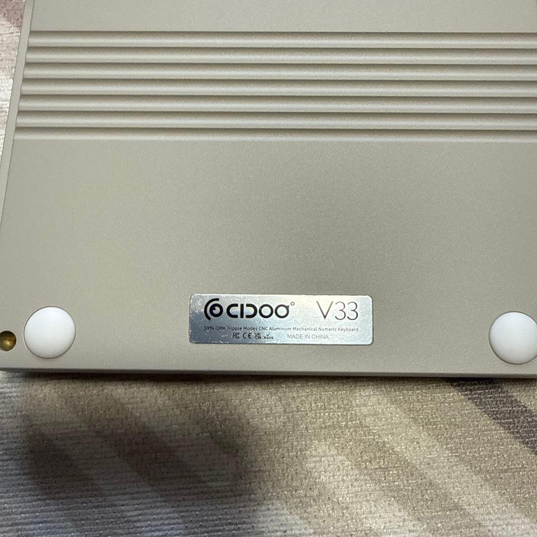 MechLands CIDOO V33アルミニウムワイヤレステンキー