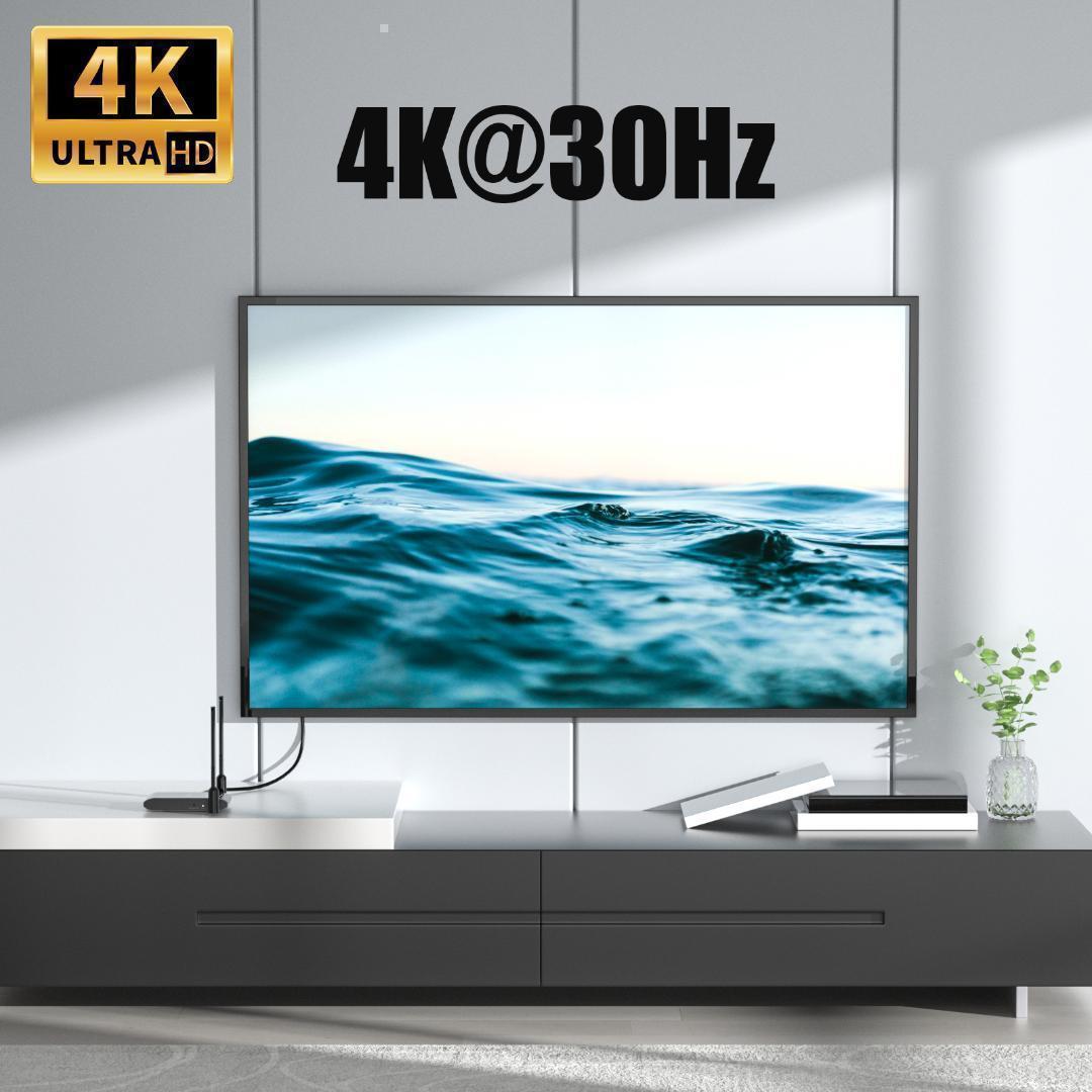 HDMIワイヤレス4K、150メートル長距離 無線 HDMI 送信機受信機