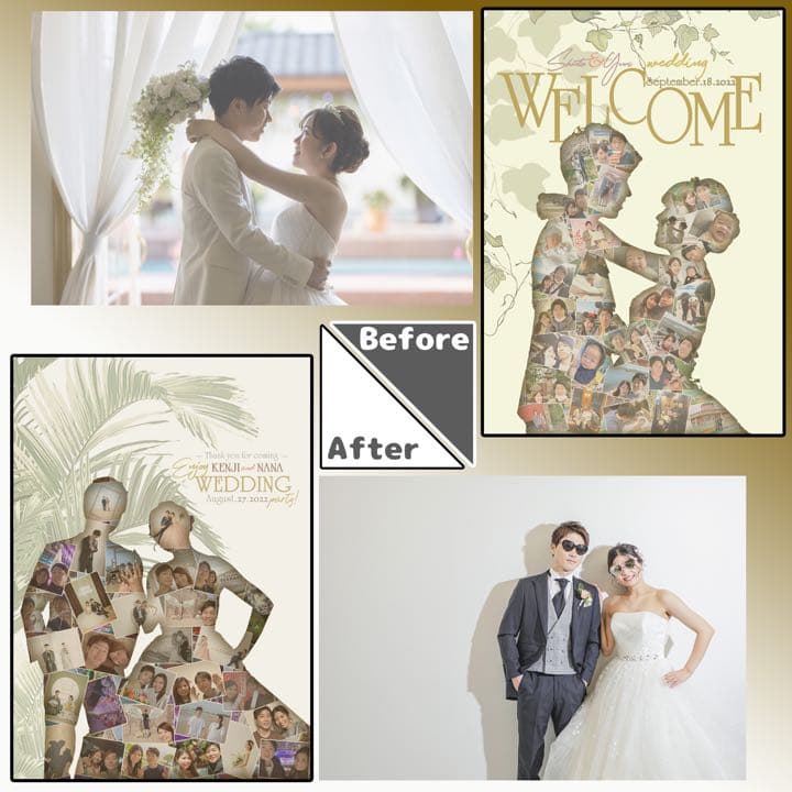 ウェルカムボード ウェルカムスペース 結婚記念日 退職祝い 結婚式 03