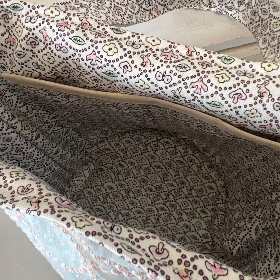 ♡handmade♡ ミナペルホネン　　　底がまぁるいバケツバッグ