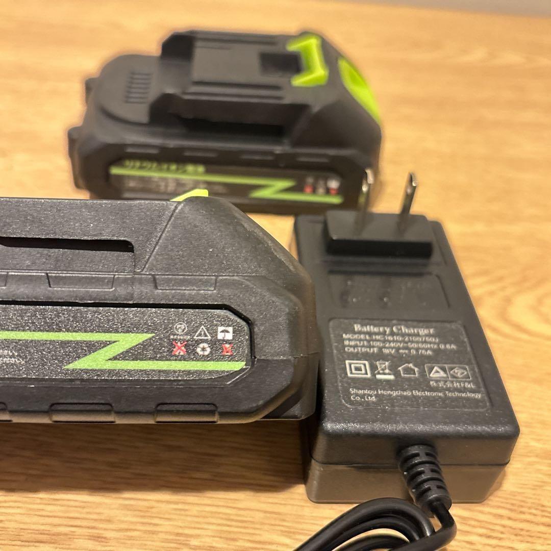 バッテリー2個⭐️高圧洗浄機 コードレス 強力 節水 洗車 花粉対策 マキタ対応◎