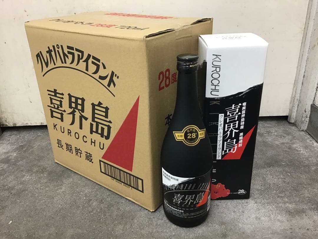 【奄美黒糖焼酎】★喜界島 クレオパトラ 28度★720ML 1ケース（6本入)