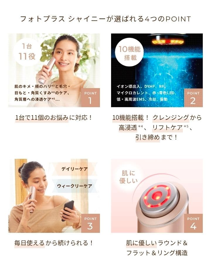 YA-MAN　ヤーマン RF美顔器 フォトプラス シャイニー M18-YL