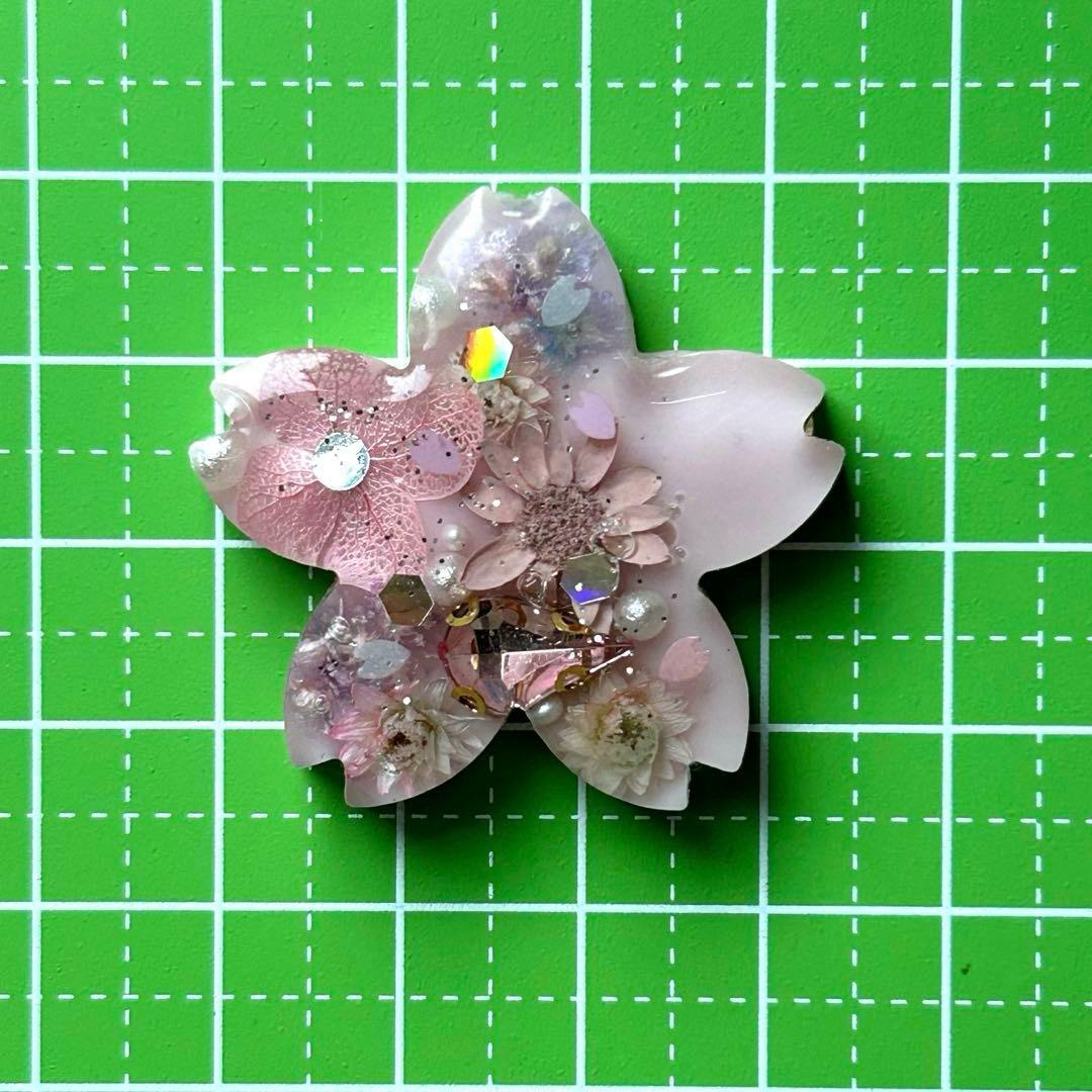 レジンヘアゴム 桜型 Ｎｏ．600