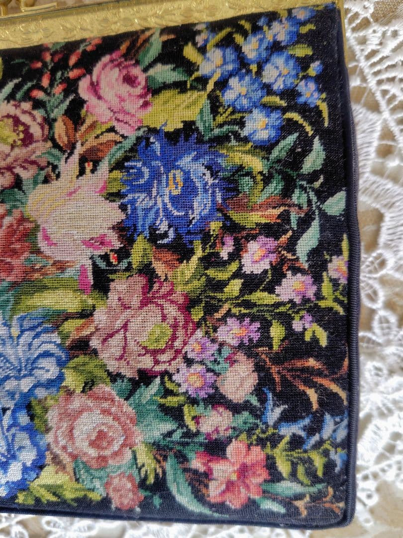 ♥プチポアン刺繍バッグ