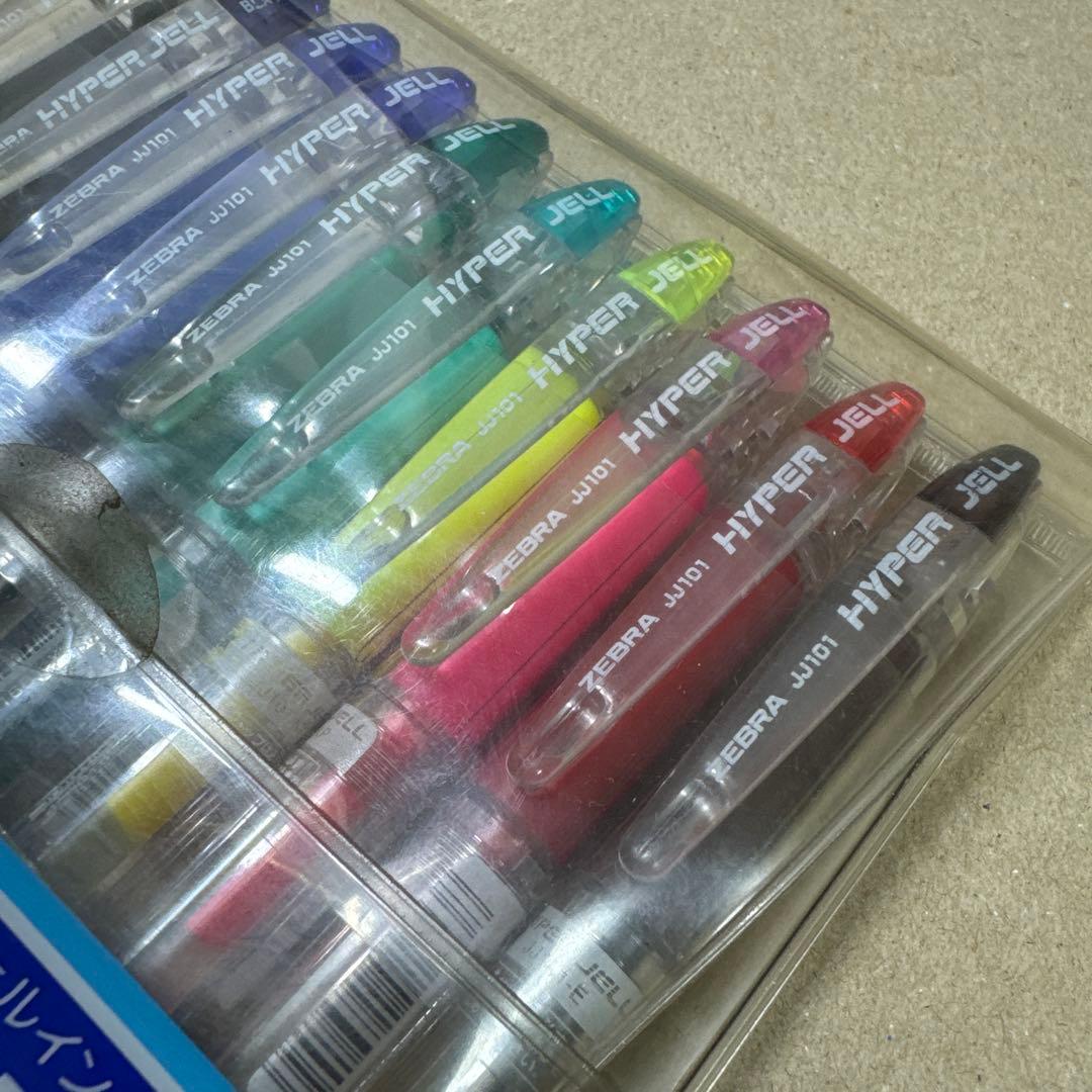 新品 廃盤 ZEBRA ゼブラ ハイパージェル ボールペン 10本 ペン回し