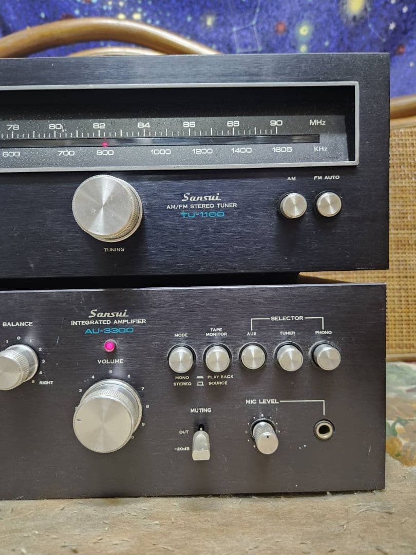 驚愕！超美品！完全レストアアンプ&チューナー！サンスイAU3300&TU1100