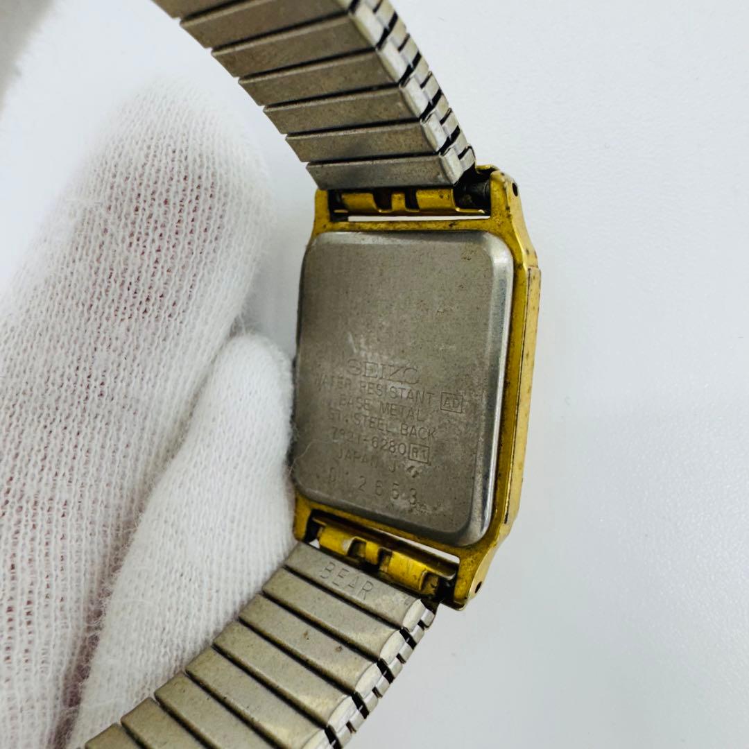 ✨SEIKO✨セイコー✨7321-6280✨ゴールド文字盤✨ヴィンテージ✨腕時計