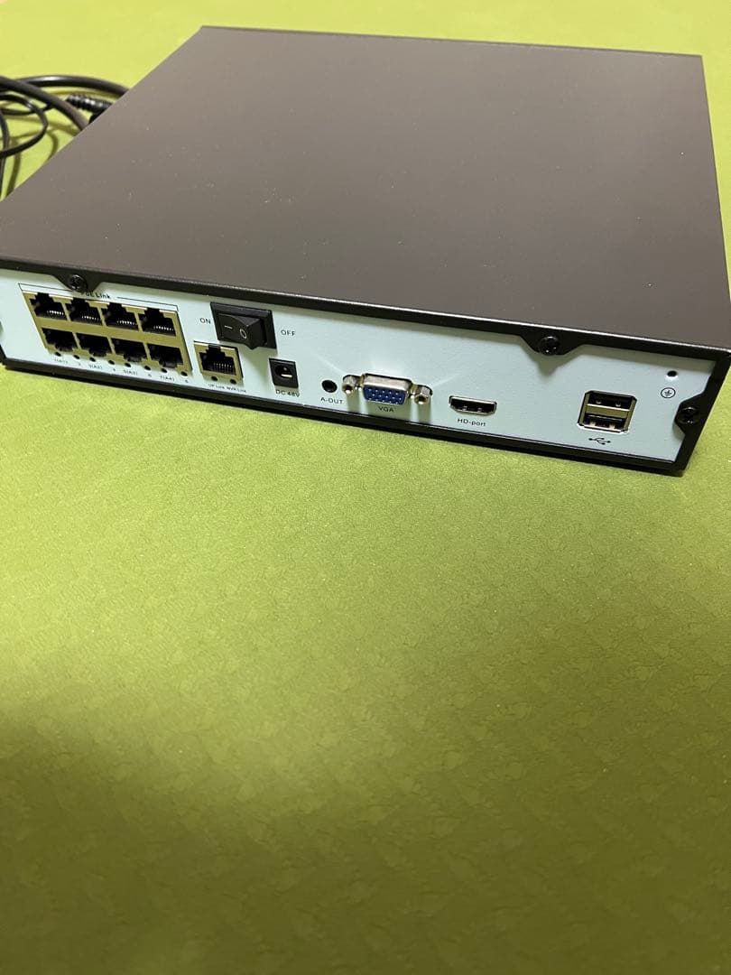 SecuSTATION【録画装置のみ】 防犯カメラ 録画装置 PoE 8ch