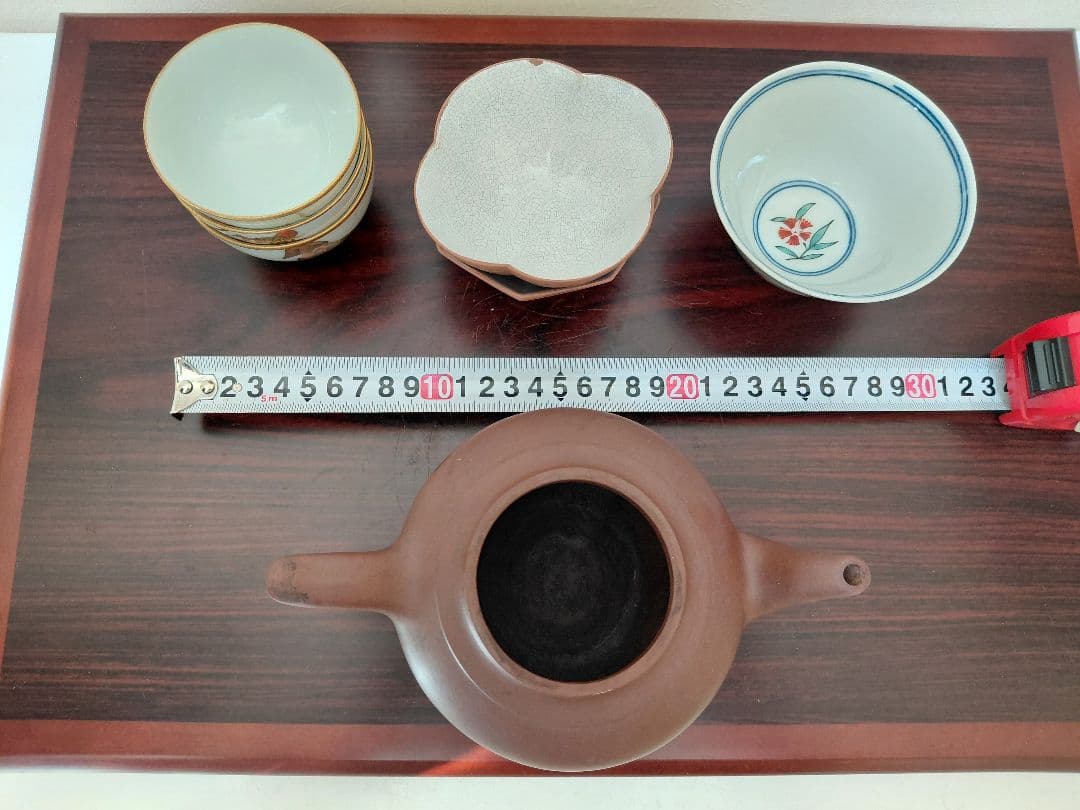 煎茶道具まとめて　急須　煎茶椀　九谷焼　中国