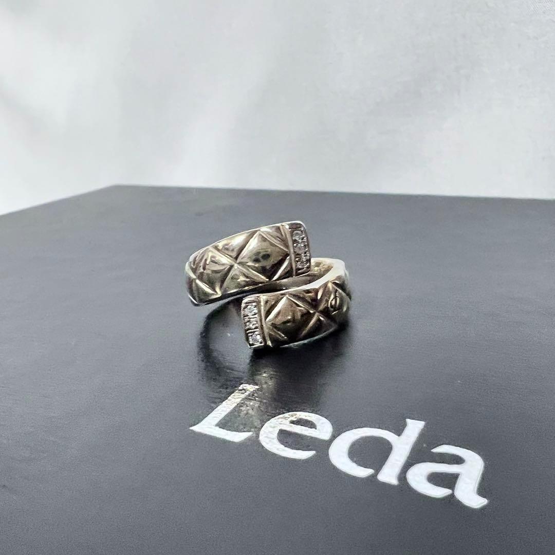 希少 Leda レダ K10 ダミエプレミアム ゴールドリング M 指輪