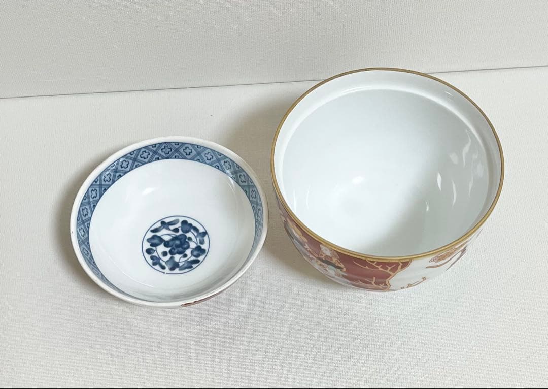 サントリー美術館　伊万里　五艘船　蓋茶碗
