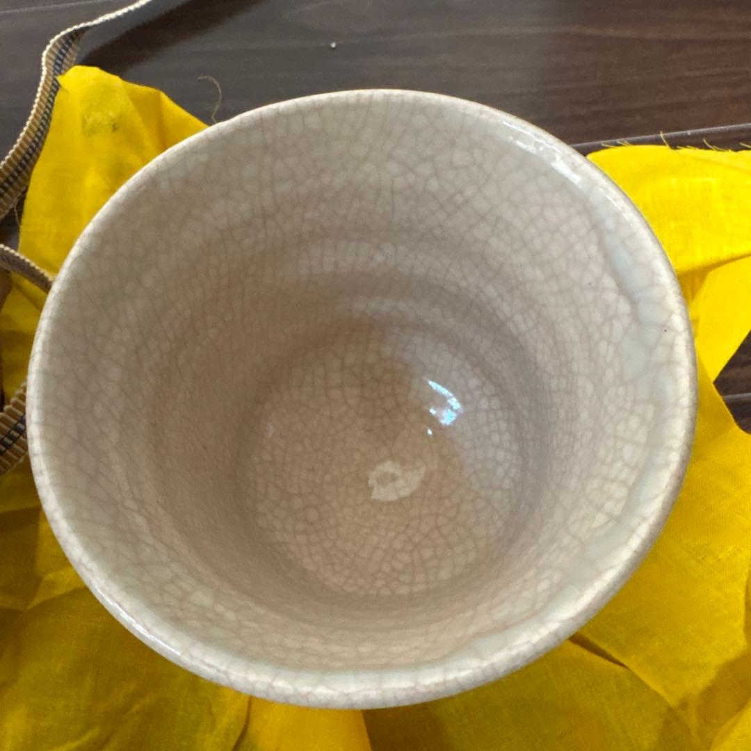 貫入　唐人笛茶碗