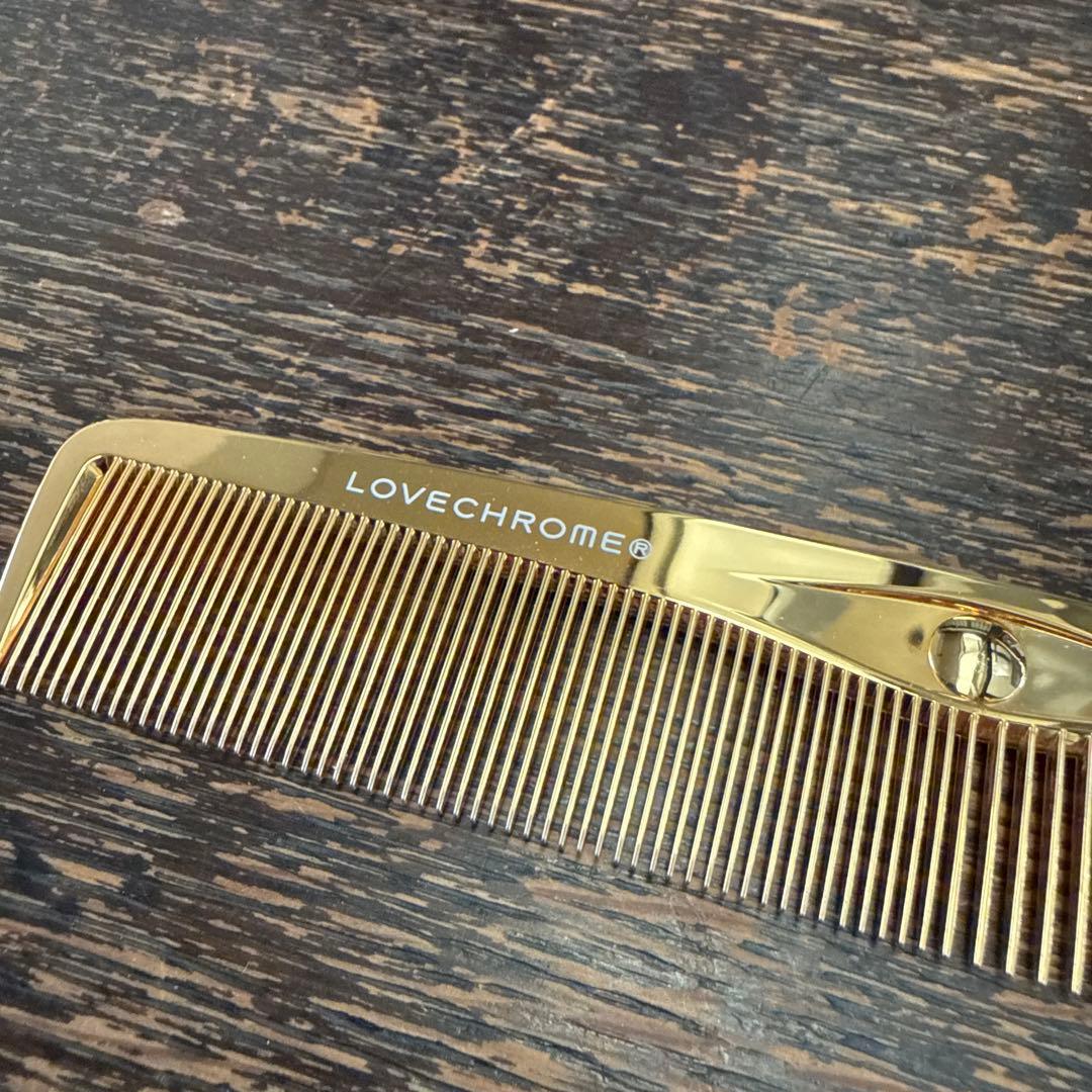 LOVECHROME ラブクロム　K24GPスタイリングコーム ゴールド