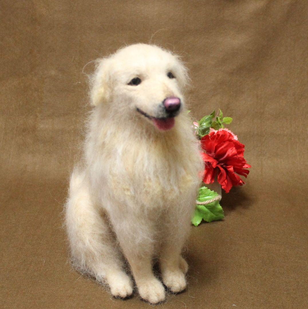 羊毛フェルト オーダー 「リアルで可愛いワンちゃん」ゴールデンレトリバー 犬