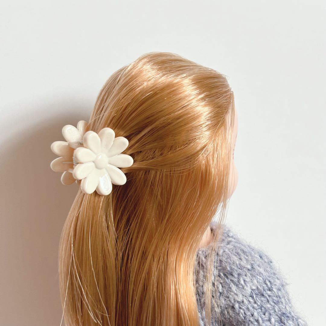 【L49】ドール用ヘアクリップ&ポニーテールフック&ピアスセット