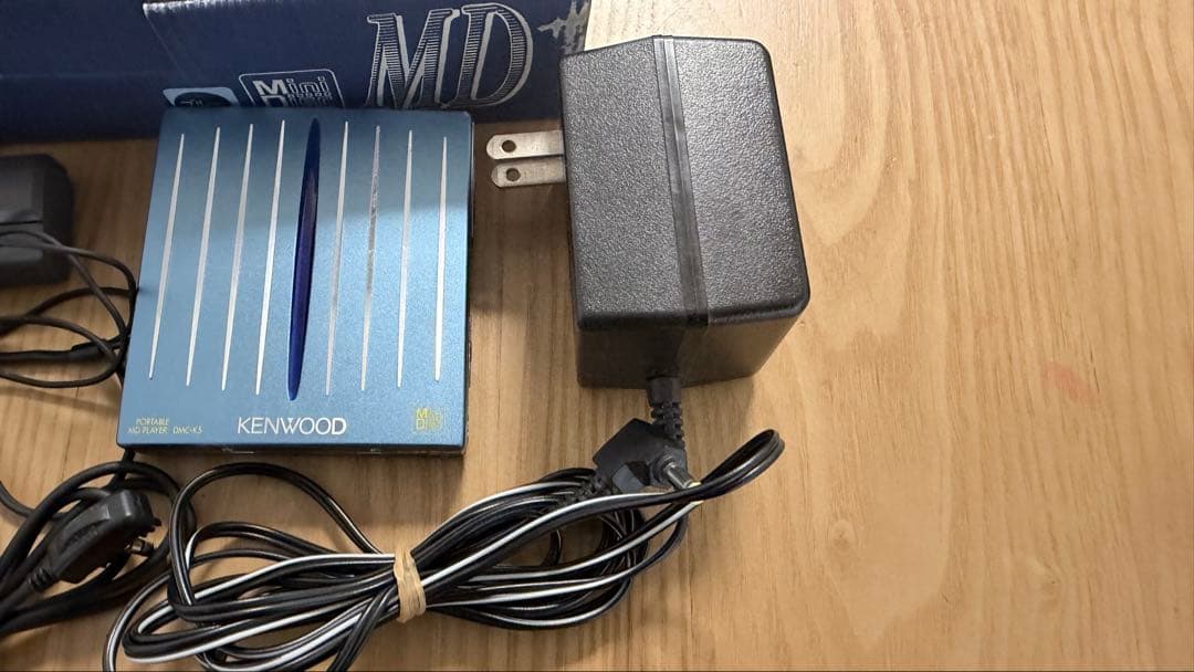 【動作品】KENWOOD DMC-K5 ポータブルMDプレーヤー 箱付き