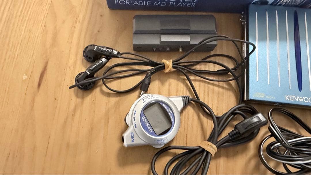 【動作品】KENWOOD DMC-K5 ポータブルMDプレーヤー 箱付き