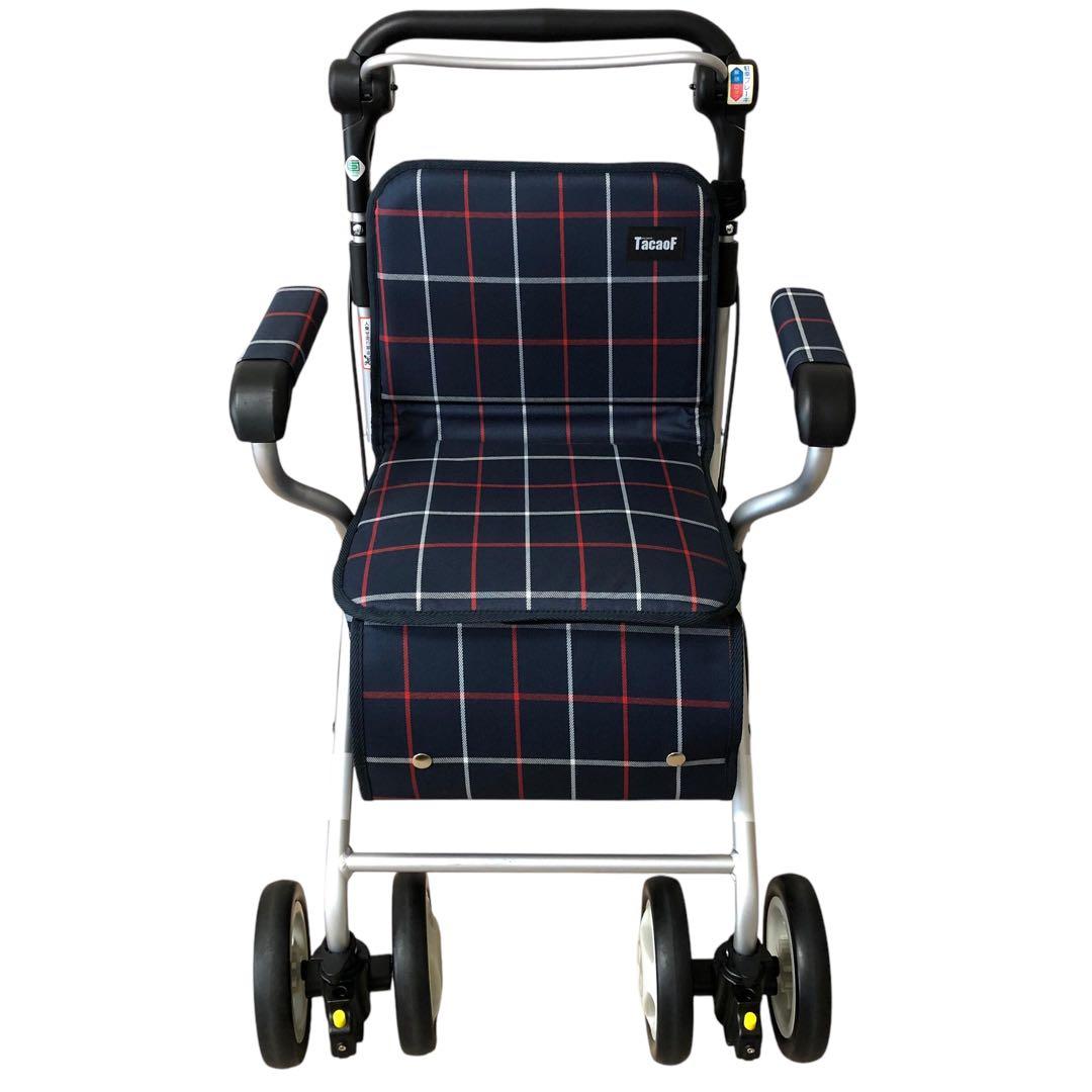 【美品】テイコブ TacaoF シルバーカー ST07 肘掛けあり