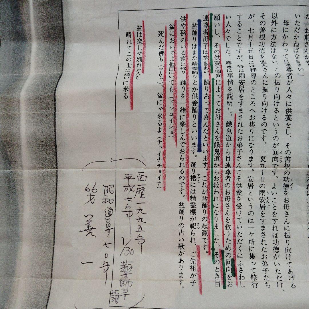 盆おどり掛軸、合わせ箱