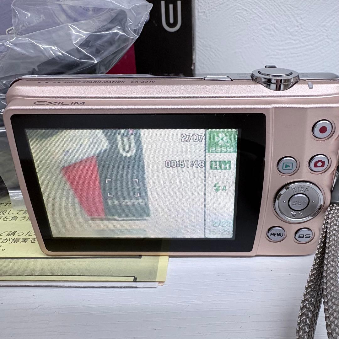 【希少】 CASIO EXILIM EX-Z270 ピンク　動作品　デジカメ