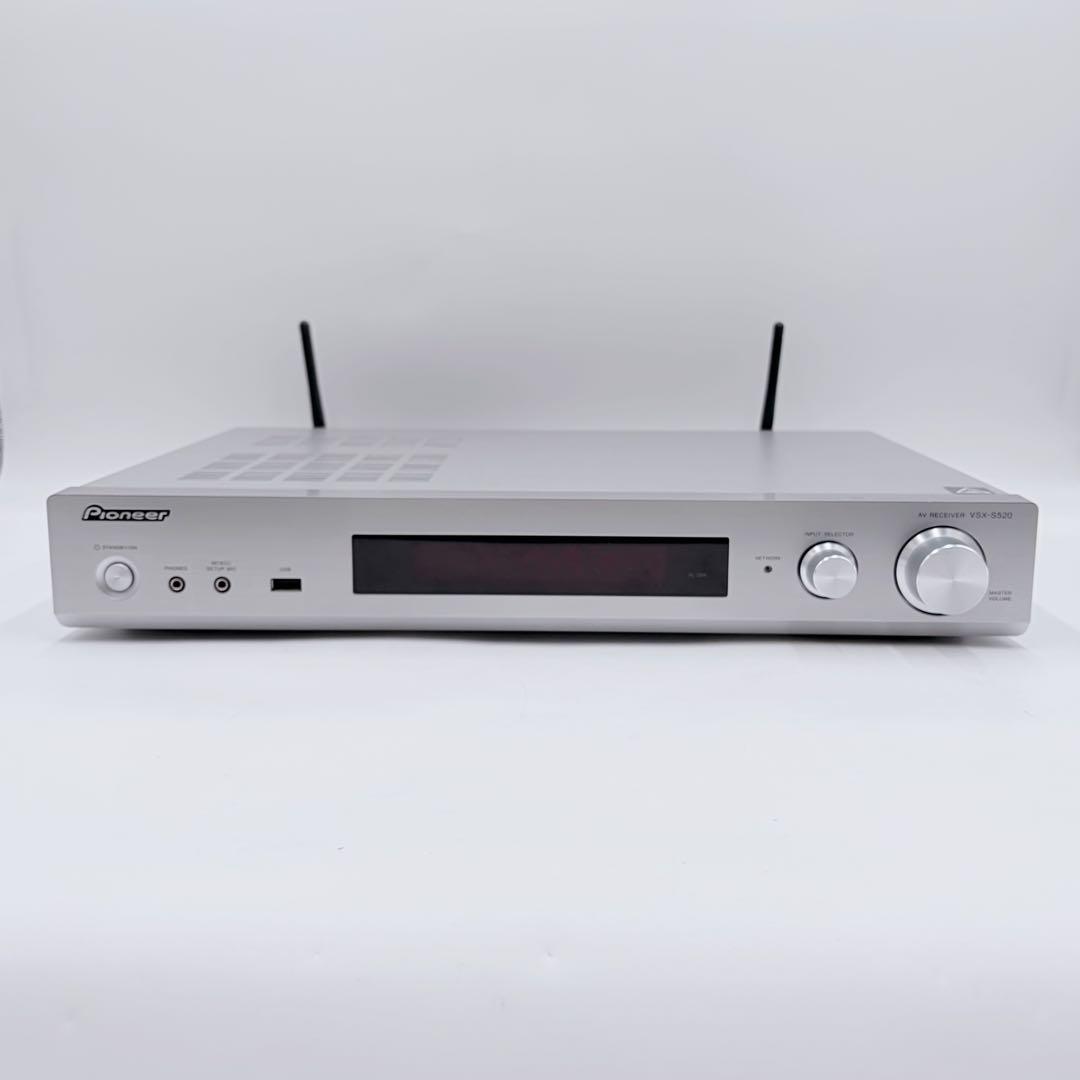 【美品】パイオニア AVレシーバー AVアンプ VSX-S520 リモコン付属