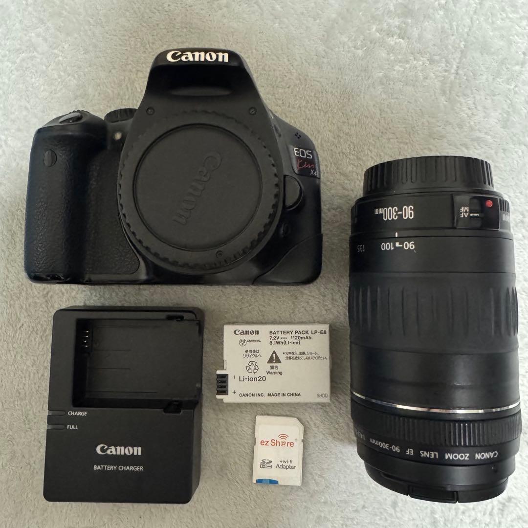 Canon kissx4 望遠レンズ セット おまけWiFiSDカード