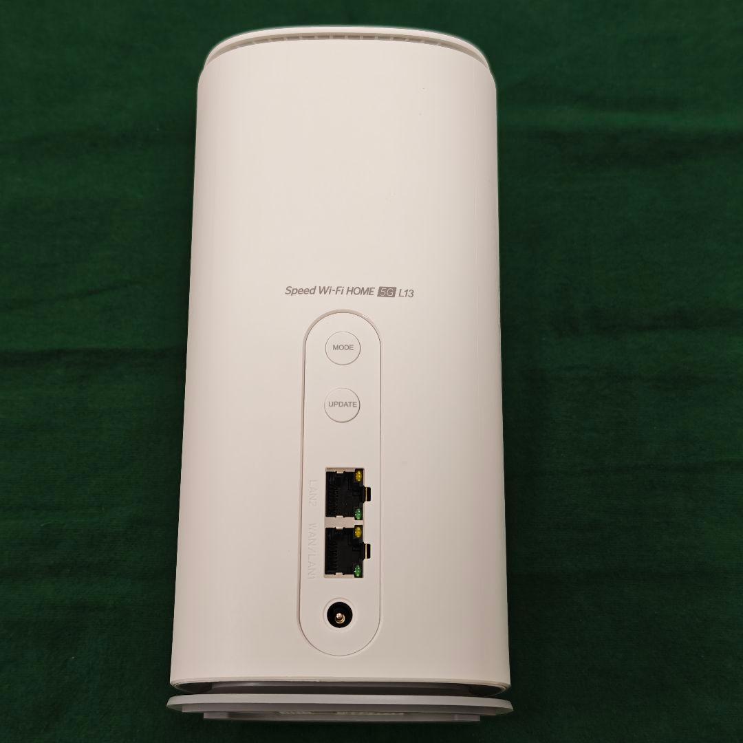 Speed WiFi  L13 ホワイト ルーター