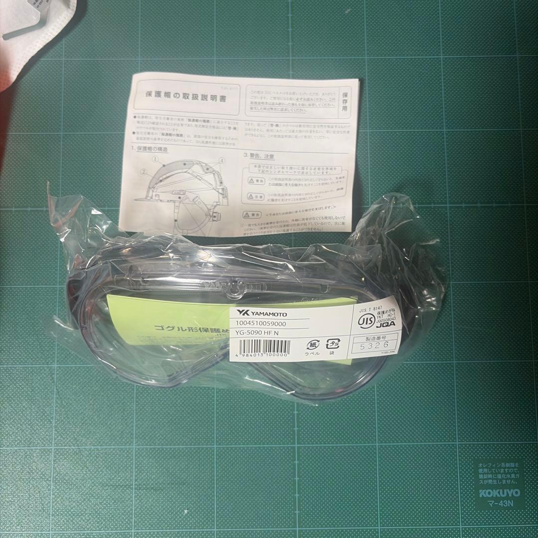IZANO.2 防災ヘルメット 2023年製 ゴーグル　防塵マスク　新品
