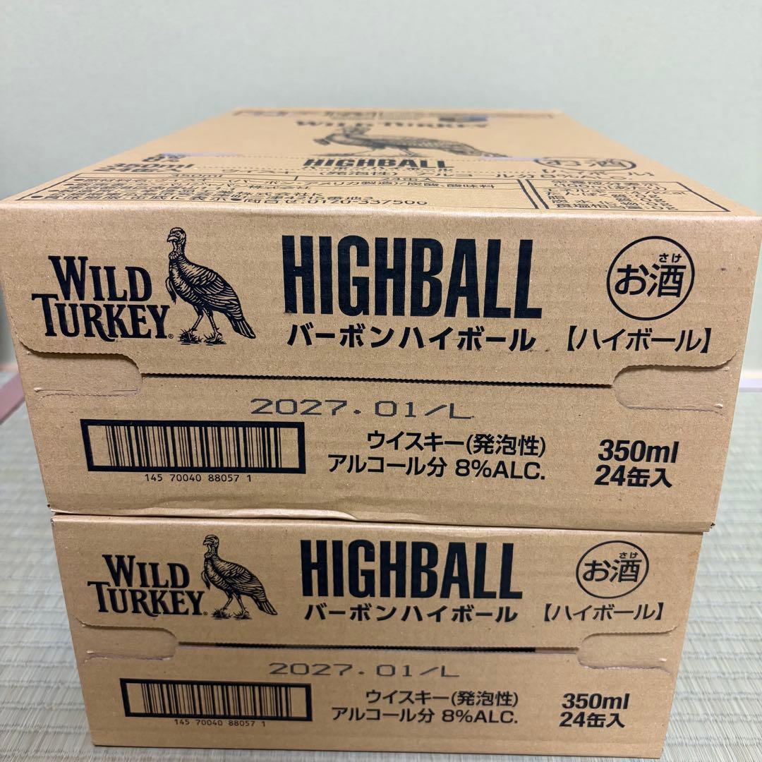 ワイルドターキー バーボンハイボール 48本