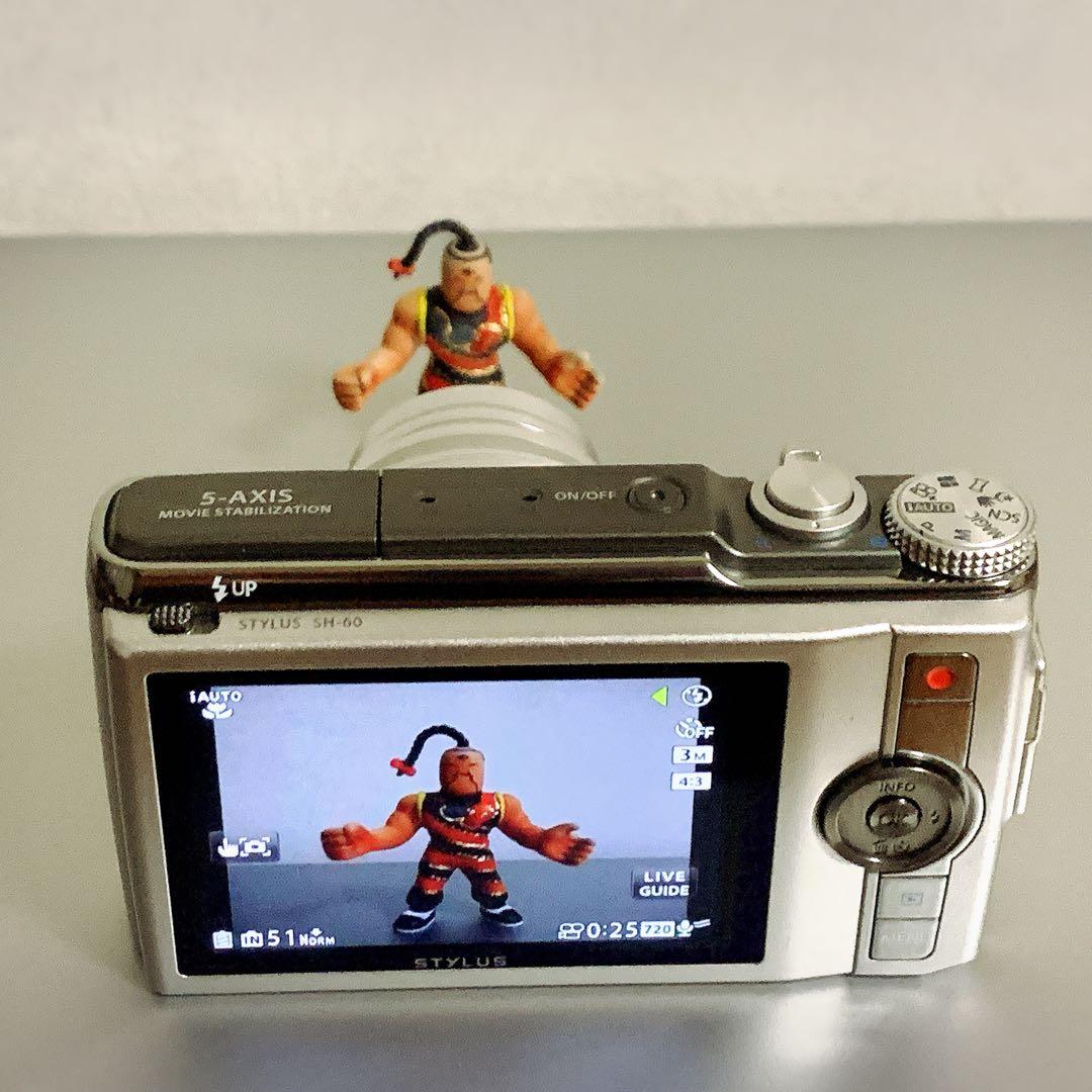 OLYMPUS STYUS SH-60デジタルカメラ シルバー