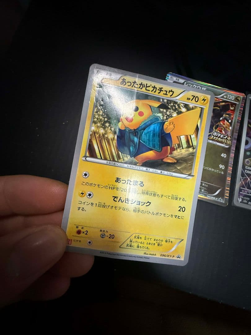 【訳ありセット】あったかピカチュウ & レックウザ ノブナガの野望 プロモ