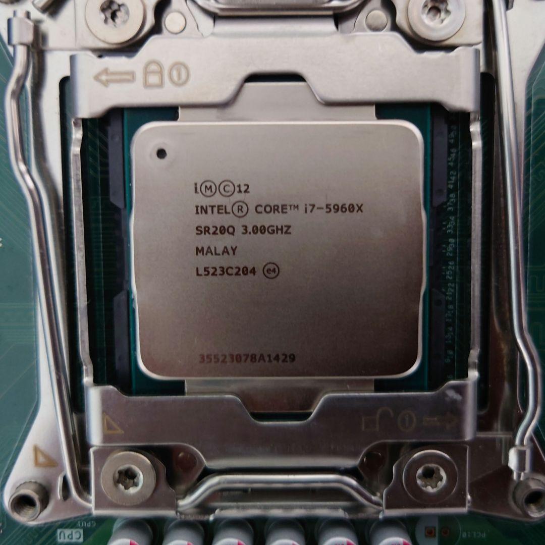 i7-5960x+対応マザーボード+簡易水冷クーラー+Wi-Fiカードのセット