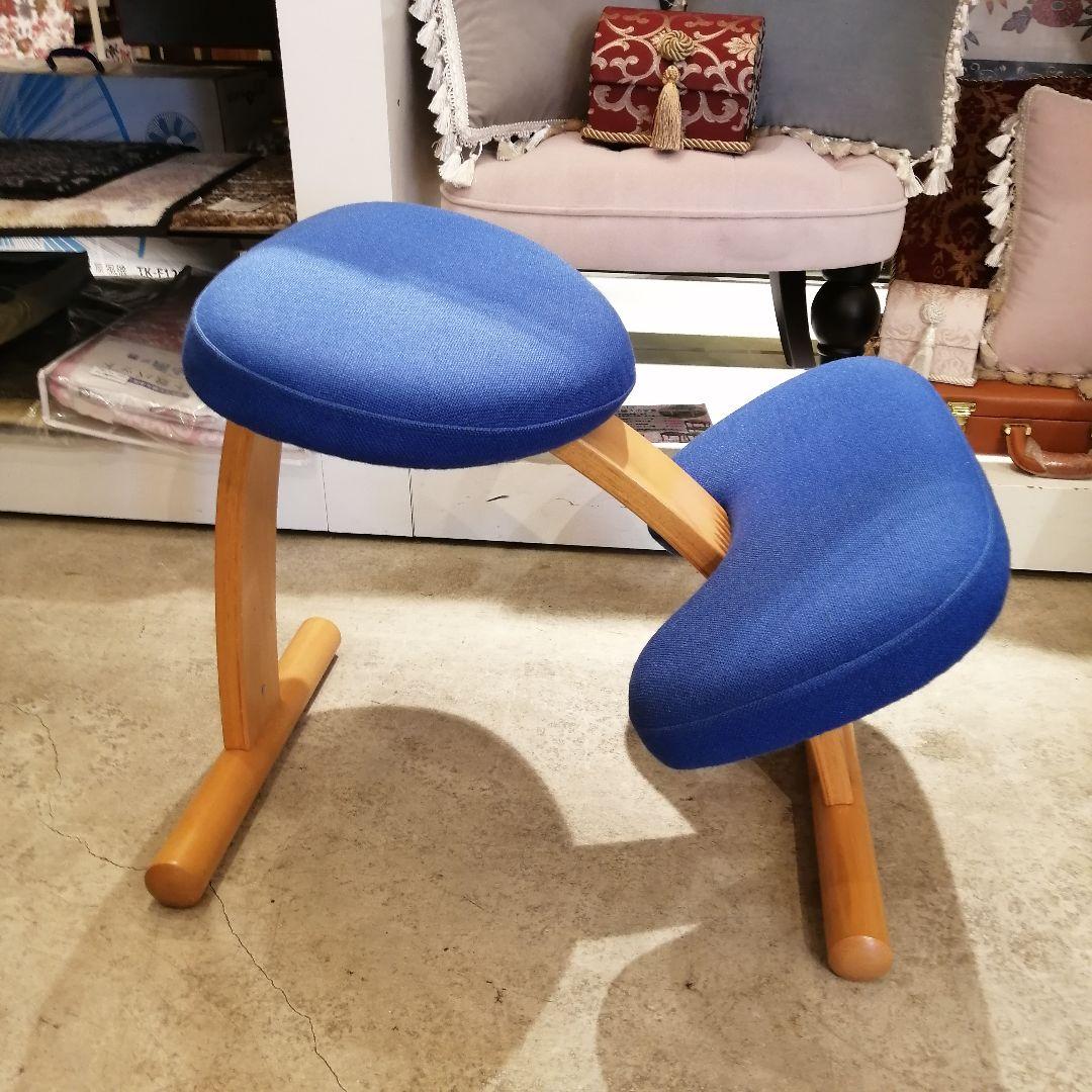 【美品】Rybo リボ バランスチェア イージー ブルー サカモトハウス