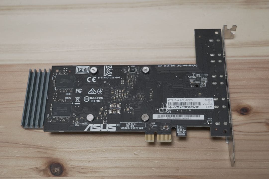 グラフィックボード・グラボ・ビデオカード ASUS 2G GT710-4H-SL-2GD5 (NVIDIA GT 710)