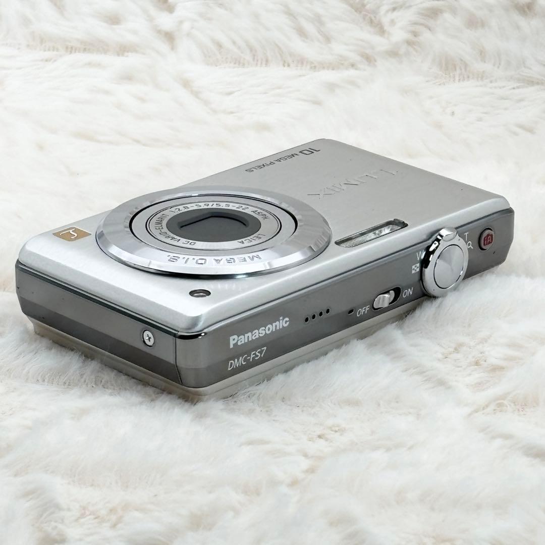 美品 動作良好 Panasonic LUMIX DMC-FS7 シルバー