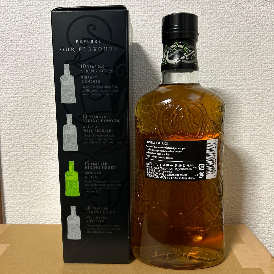 【箱付新品未開封】ハイランドパーク15年 ヴァイキングハート 44度 700ml
