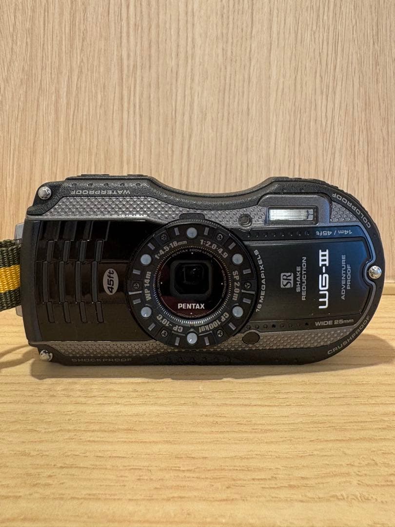 PENTAX WG-3 16メガピクセル 防水カメラ
