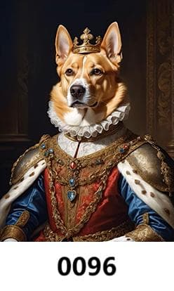 画集6 - ペット似顔絵アートオーダーメイド、サプライズギフト、インテリア装飾